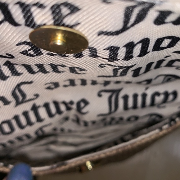 JUICY COUTURE Gothic Status Brown Love Club Cellie Purse - Picture 9 of 10